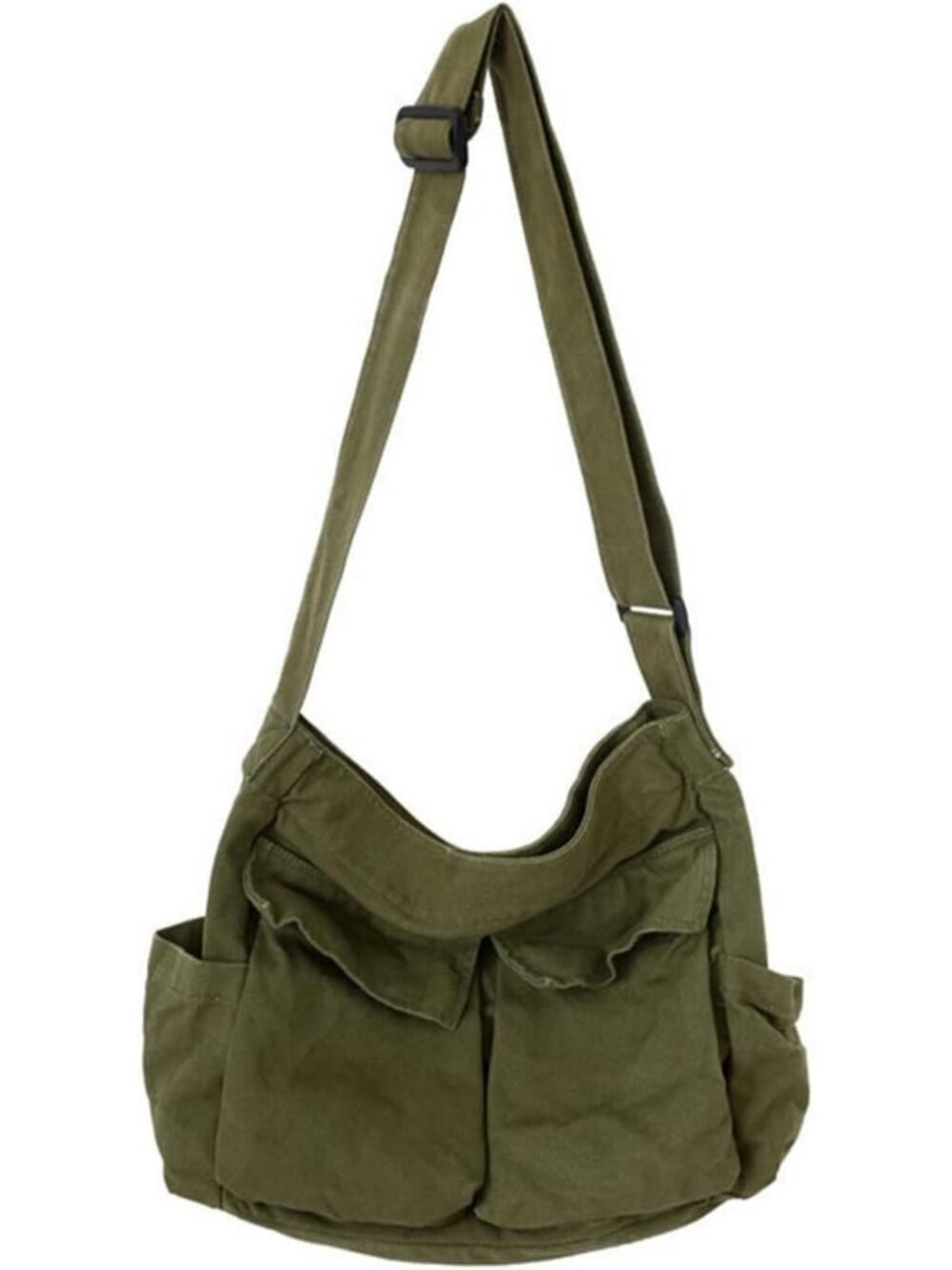 Vintage Canvas Crossbody Messenger Bag for School, Cute Womenβs Handbag